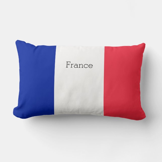 France Flag Lumbar Cushion (Front)
