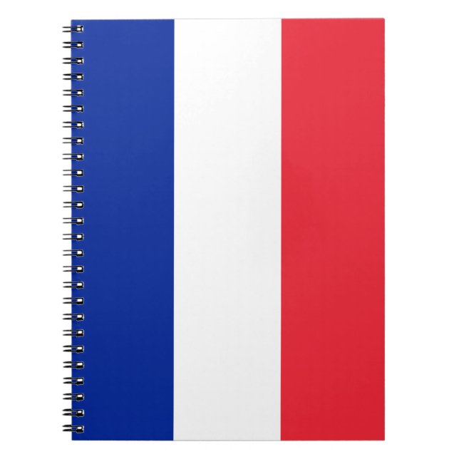 France Flag Notebook (Front)
