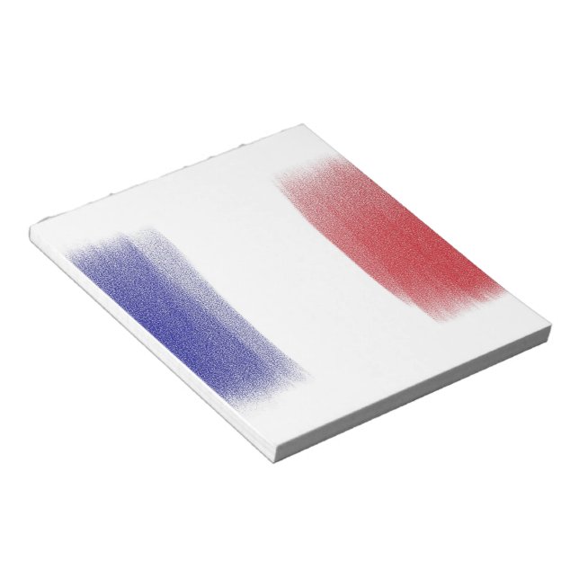 France flag notepad (Angled)