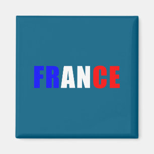 France Flag Outfit French Jersey Artwork Magnet