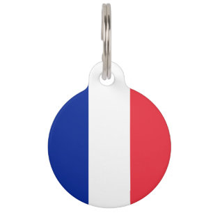 France Flag Pet Tag