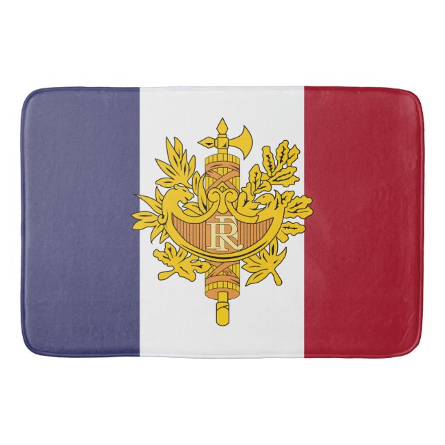 France flag phone case bath mat (Front)