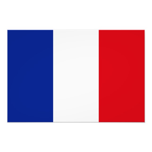 France Flag Photo Print (Front)