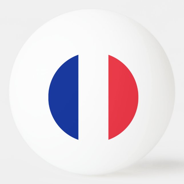 France Flag Ping Pong Ball (Front)