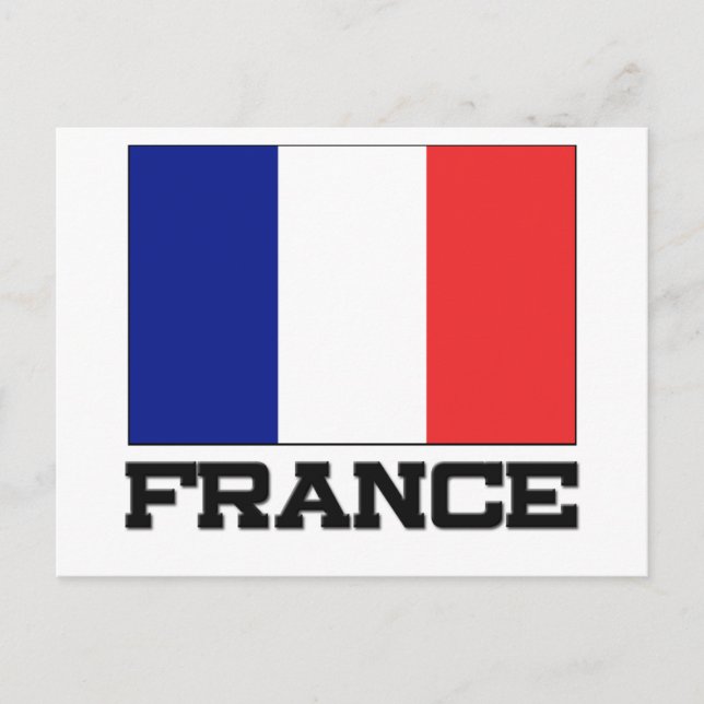 France Flag Postcard (Front)
