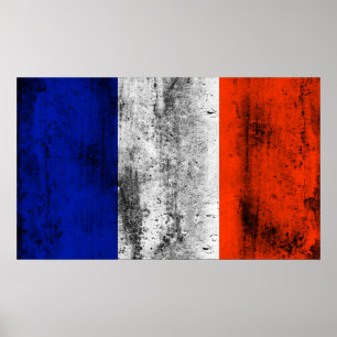 france flag poster
