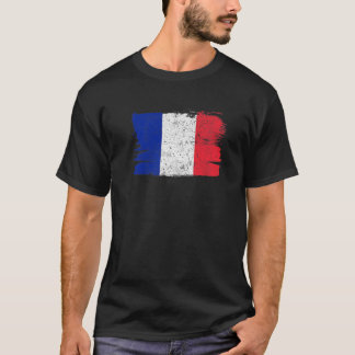 France Flag Pride Friendship Pride Peace Vintage R T-Shirt