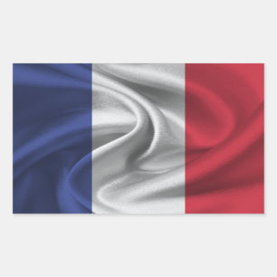 France Flag Rectangular Sticker