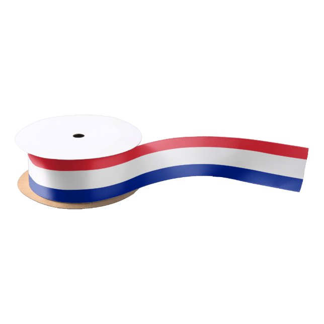France Flag Satin Ribbon (Spool)