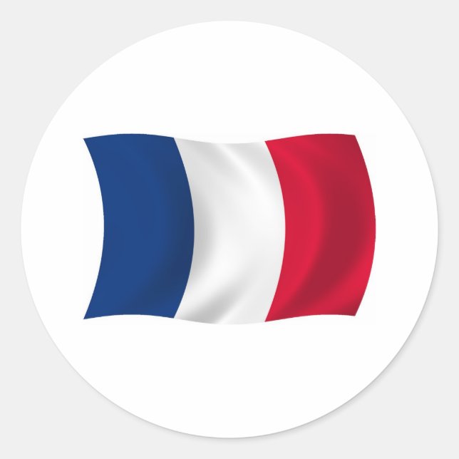 France Flag Sticker (Front)