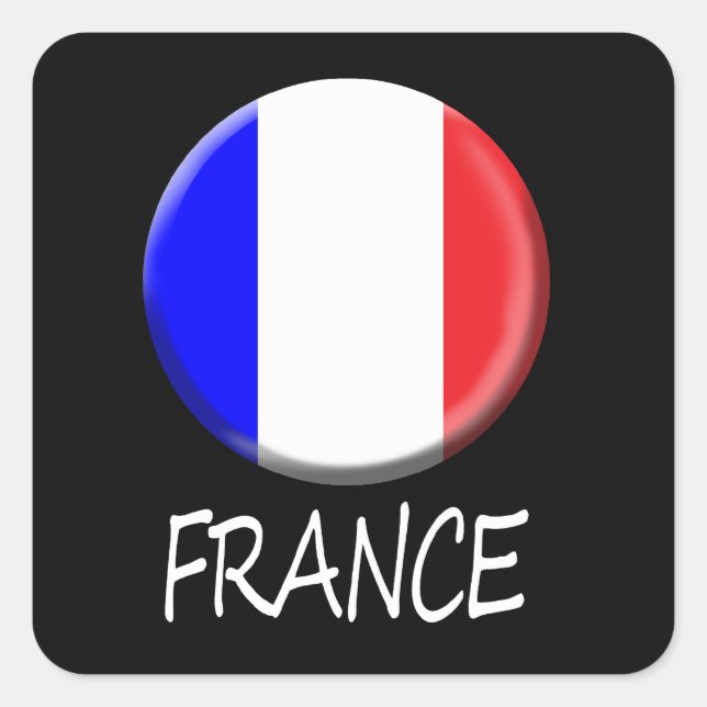 France Flag Sticker (Front)