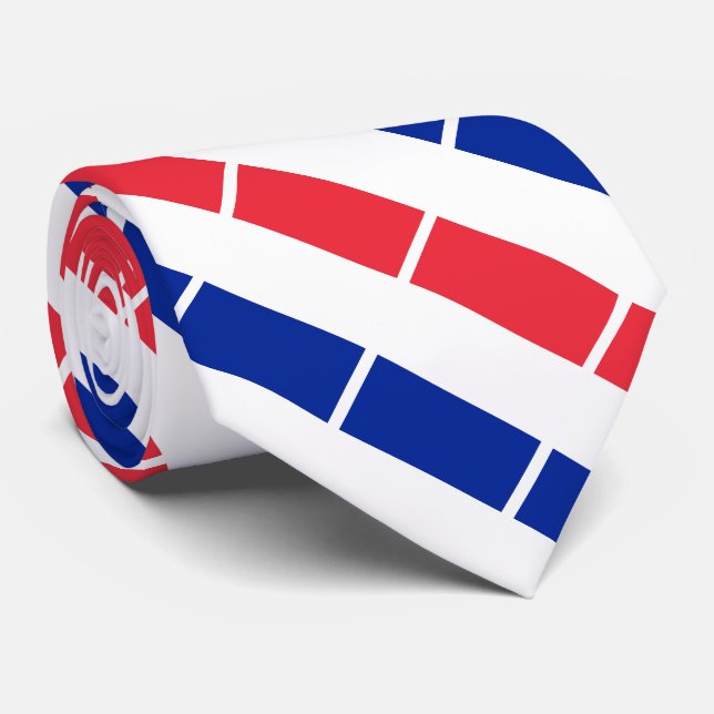 France Flag Tie (Rolled)