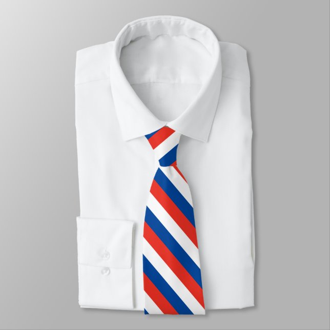 France Flag Tie (Tied)