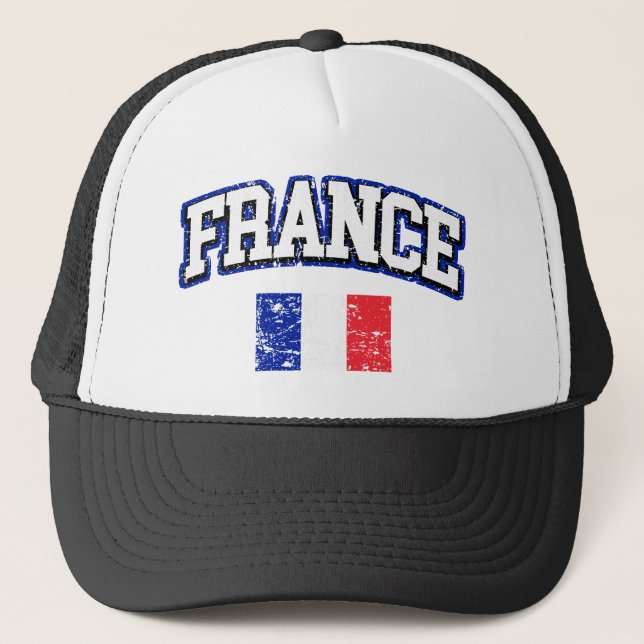 France Flag Trucker Hat (Front)
