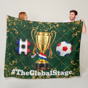 France Football 2026 Global Games Luxury Fleece Blanket