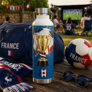 France Football 2026 Global Games Water Bottle
