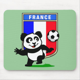France Football Panda Mouse Pad