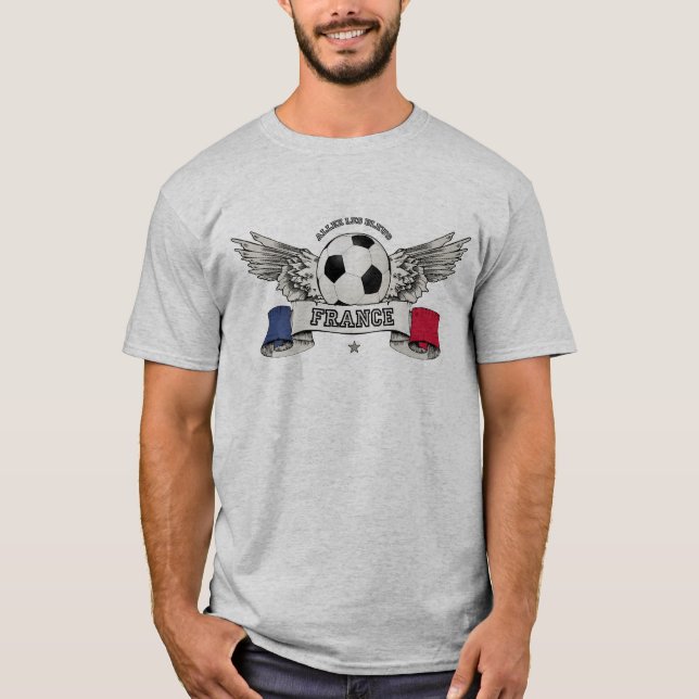 France Football Soccer National Team Supporter T-Shirt (Front)