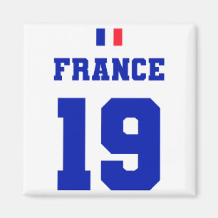 France Football Soccer Team 19 Kids T Shirt Magnet