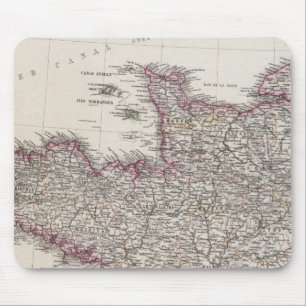 France, four leaves, leaf 1 mouse pad