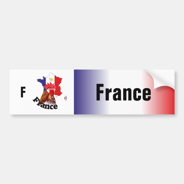 France - France car sticker (Front)