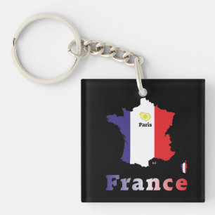 France France Francia Key Ring