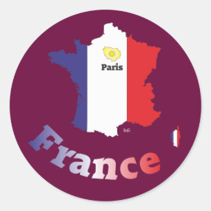 France France Francia Sticker