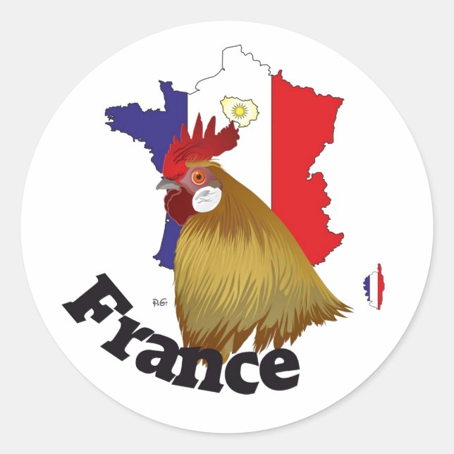 France France Francia stickers (Front)