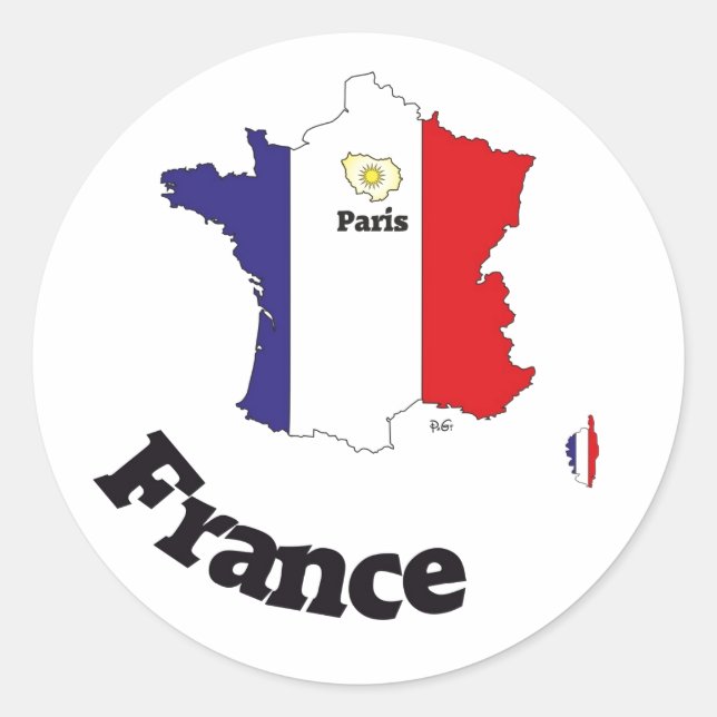 France France Francia stickers (Front)