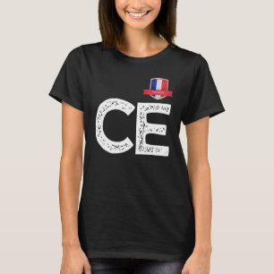 France France Human-Flag Letter C and E France 1 T-Shirt