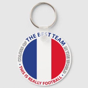 France Frankreich Art Shield Key Ring