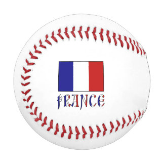 France French Flag Blue Personalisation Baseball