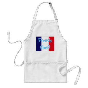 France French flag Chef apron