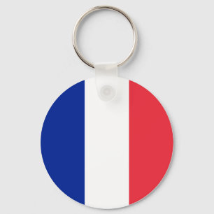 France (French) Flag Key Ring