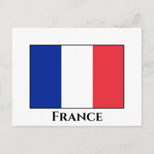 France (French) Flag Postcard