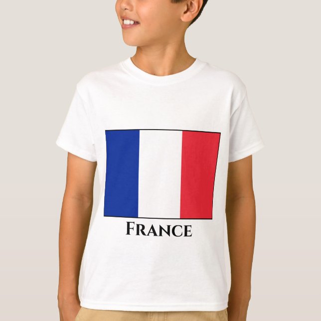 France (French) Flag T-Shirt (Front)