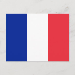 France – French National Flag Postcard