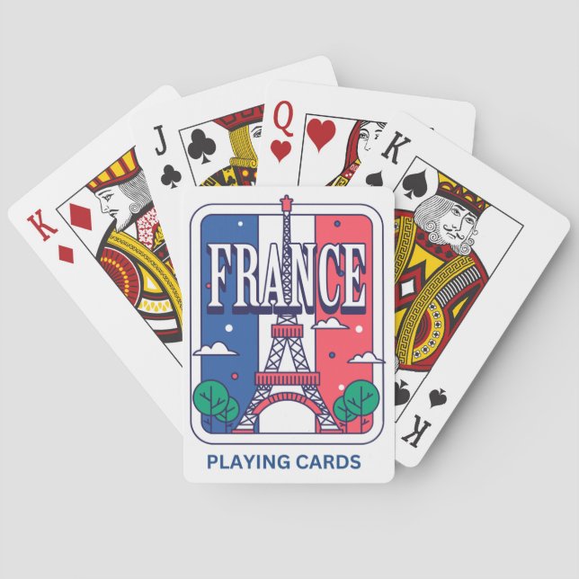 France french playing cards (Back)