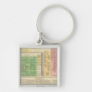 France from 987 to 1589 key ring