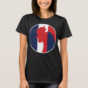France Gallic Rooster French National Animal Flag T-Shirt