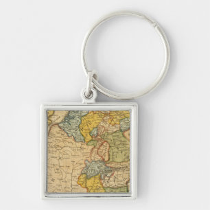 France, Germany, Netherlands, Switzerland Key Ring