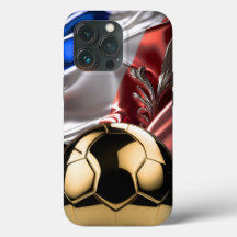 FRANCE Gold Metallic Soccer Ball I-Phone case