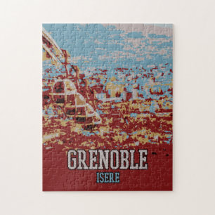 France Grenoble view of the cable car Jigsaw Puzzle
