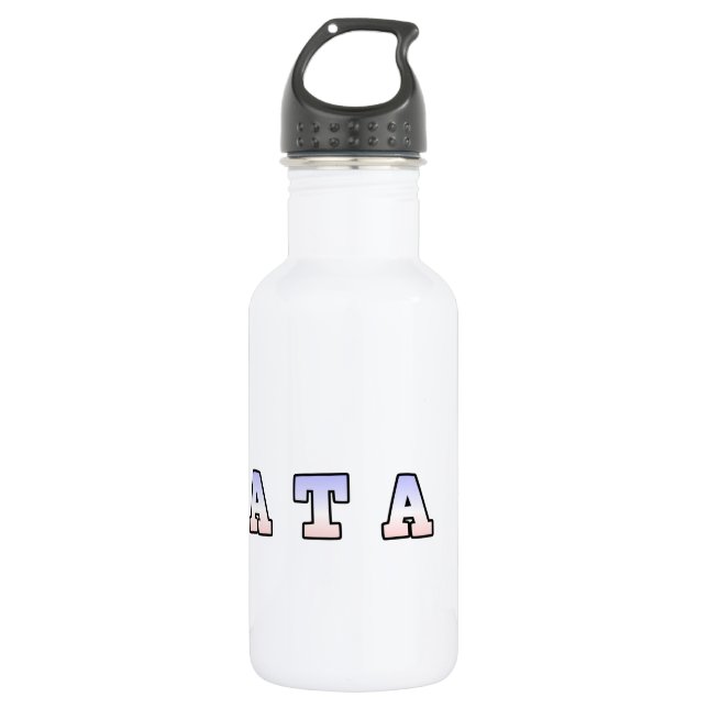 fRANCE HAKUNA MATATA BLUE WHITE RED UNITY COLORS T 532 Ml Water Bottle (Front)