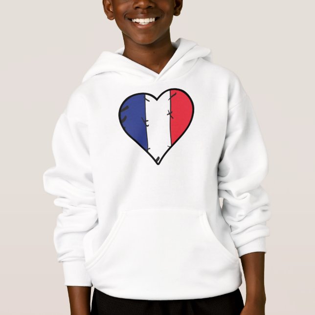 France Heart French Flag (Front)