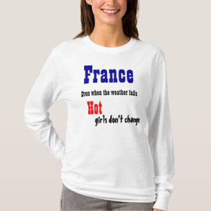France hot girls t-shirts