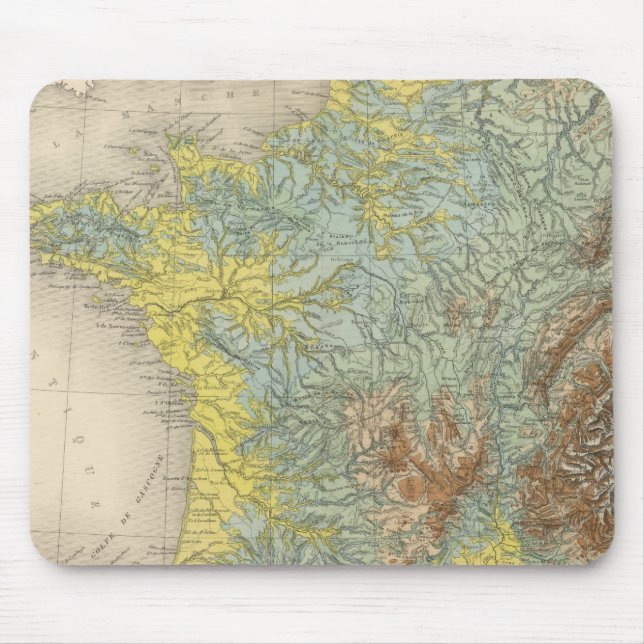 France hypsometric mouse pad (Front)