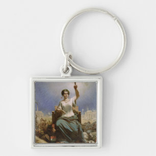 France Illuminating the World Key Ring