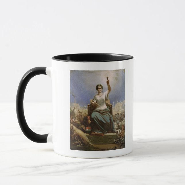 France Illuminating the World Mug (Left)