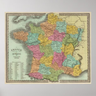 France In Departments 2 Poster